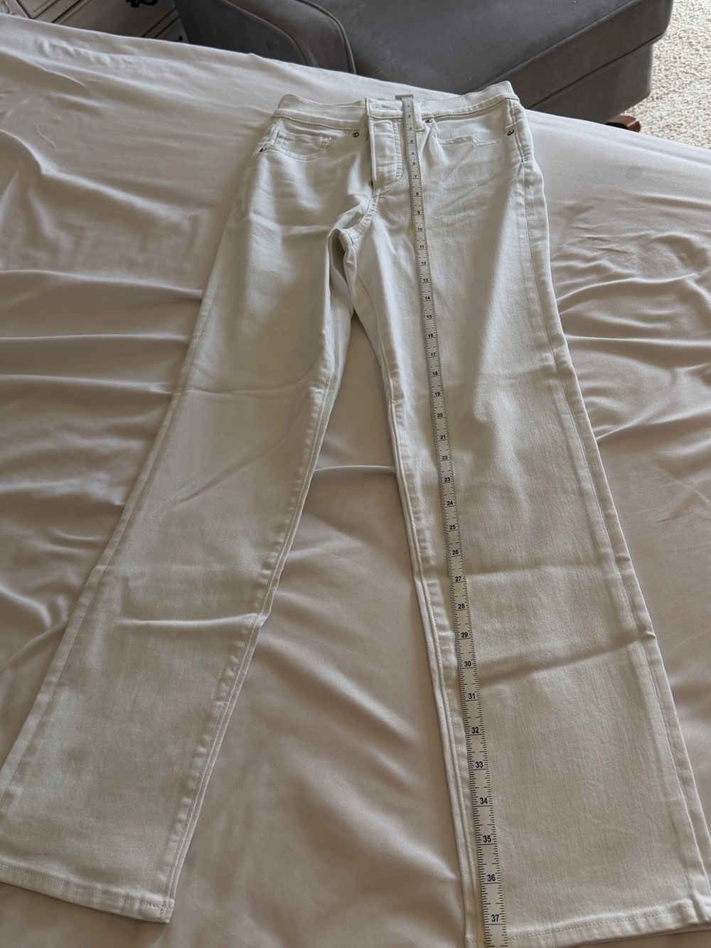 Express White Flare Jeans